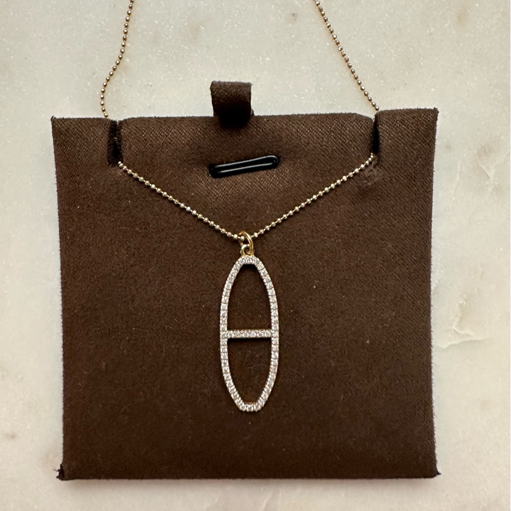 Vincent Peach necklace 0.7 karat